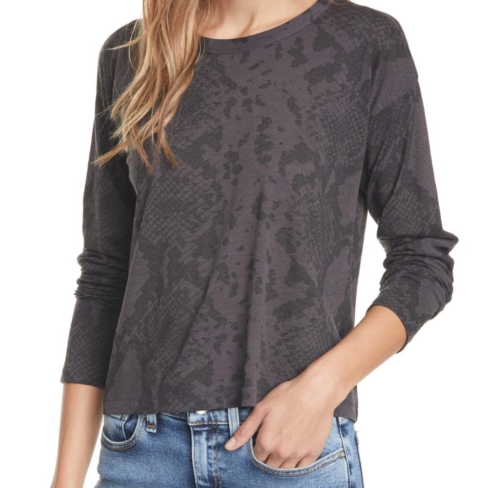 rag & bone New York snakeskin print sz XS crop